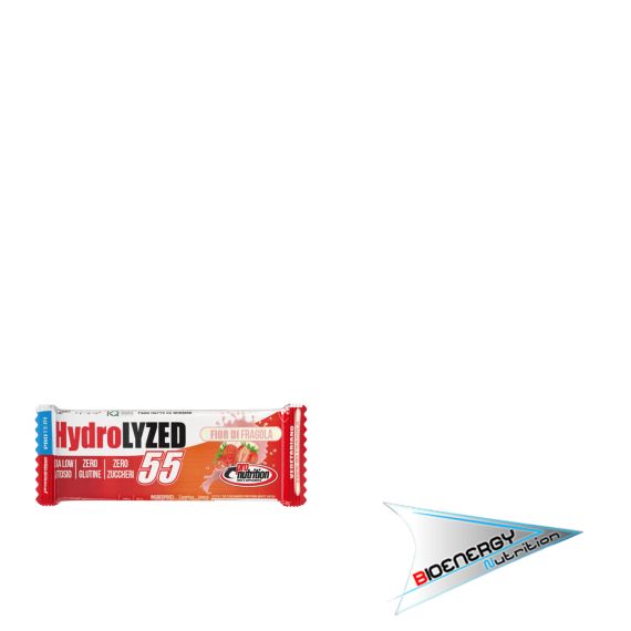 Pronutrition-HYDROLYZED BAR 50% (Conf. 24 barrette da  55 gr)   Fior Di Fragola  
